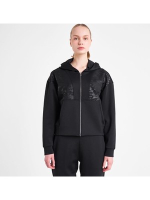 Lescon Kadın Fermuarlı Kapüşonlu Sweatshirt 25N-2125