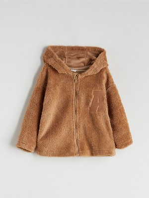 Lc Waikiki Yeni Sezon Kapüşonlu Pelüş Erkek Çocuk Hırka