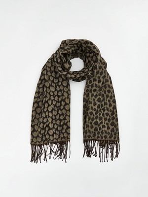 Lc Waikiki Yeni Sezon Leopar Desenli Kadın Atkı