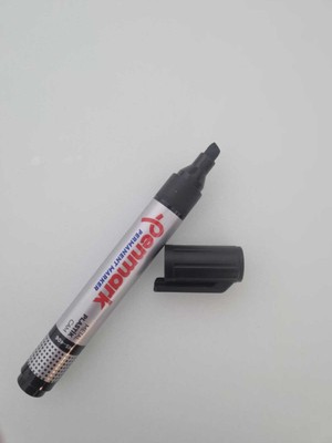 Penmark Permanent Marker Kesik Uç Siyah (1 Adet)