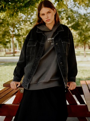 Lc Waikiki Yeni Sezon Gömlek Yaka Oversize Kadın Jean Ceket