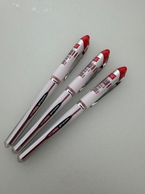 Uni-Ball Roller Kalem Vision Elite Bilye Uç 0.8 mm Kırmızı (3 Adet)