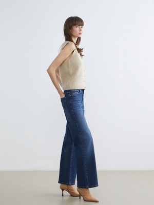 Lc Waikiki Yeni Sezon Wideleg Kadın Jean Pantolon