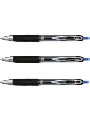 Uni-Ball Uniball Signo 207 Micro ( 0.5 ) Mekanik Jel Kalem Mavi ( Üç Adet )