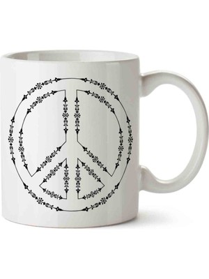 Barış Peace Porselen Kupa Bardak