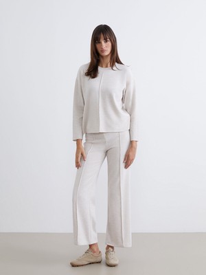 Lc Waikiki Yeni Sezon Beli Lastikli Kadın Triko Pantolon