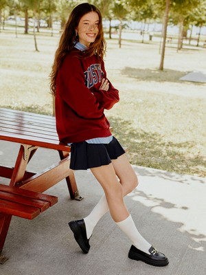 Lc Waikiki Yeni Sezon Beli Kemerli Dar Fit Kadın Pileli Etek