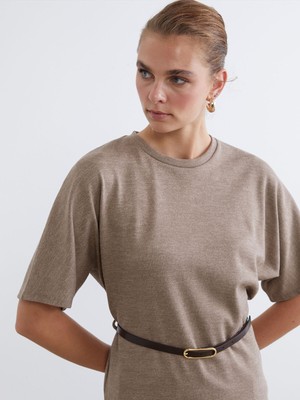 Lc Waikiki Yeni Sezon Bisiklet Yaka Beli Kemerli Bluz