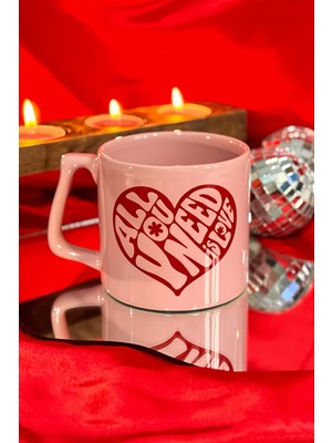 All You Need Is Love Pembe Kupa