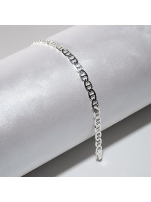 Silvalli 100 Mikron Barlı Gümüş Bileklik