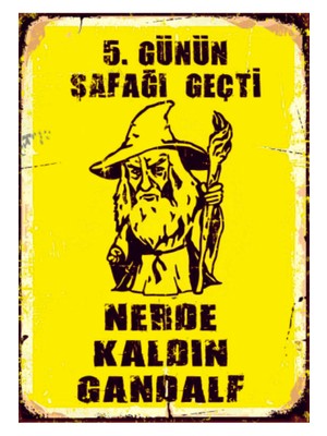 Ahşap Mdf Poster (27X18CM)