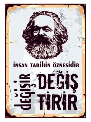 Ahşap Mdf Poster (27X18CM)