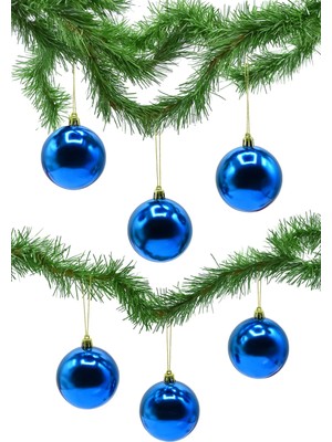 Waldern 8 cm 6lı Parlak Mavi