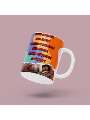 Yaprak Dökümü Necla Kimse Gelmesin Yoklaması Full Kaplama Kupa Bardak