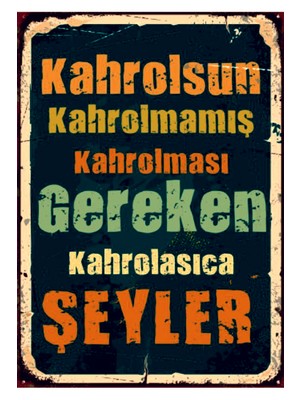 Ahşap Mdf Poster (27X18CM)
