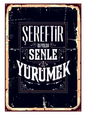 Ahşap Mdf Poster (27X18CM)