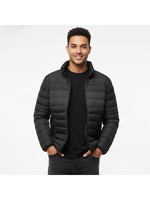 Only & Sons Only&Sons Brody Quilt Erkek Siyah Dik Yaka Ceket