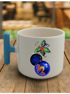 En Güzel Hediye Mavi T Kulp Yeni Yıl Çay Fincan Modelleri