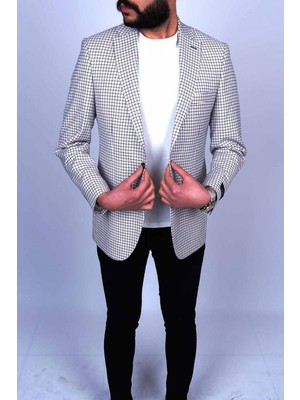 Jan Carlucci Keten  Regular Drop 6 Ceket