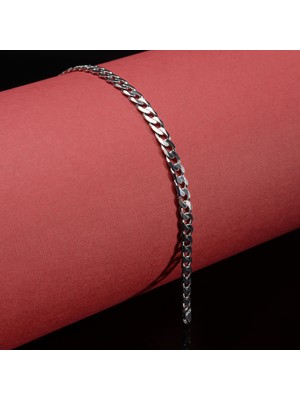 Silvalli 150 Mikron Rodyum Gurmet Gümüş Bileklik