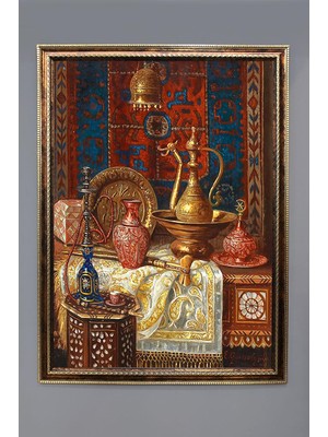 Dolce Mariee Dijital Kumaş Baskılı Dekoratif Çerçeveli Tablo TBL0006