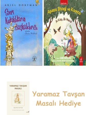 Everest Yayınları Sivri Kulaklıların Başkaldırısı + Ağustos Böceği ve Karınca + Yaramaz Tavşan Masalı