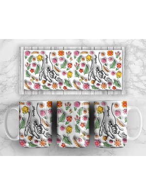 Annelere Özel Isim Eklenebilir Anne ve Çocuk Kupası