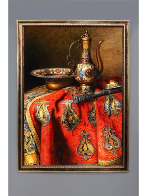 Dolce Mariee Dijital Kumaş Baskılı Dekoratif Çerçeveli Tablo TBL0007