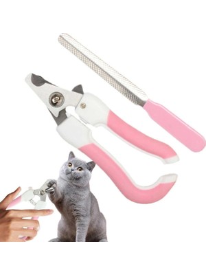 Mucit Home 2 Li Set  Kedi Köpek Törpülü Tırnak Makası Seti Törpü ve Tırnak Makası Kedi ve Köpekler Için