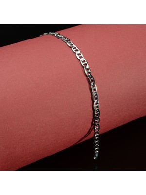 Silvalli 120 Mikron Rodyum Barlı Gümüş Bileklik