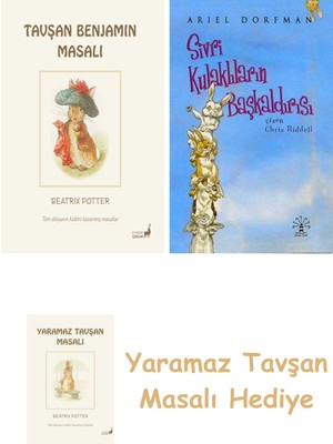 Everest Yayınları Beatrix Potter  4 - Tavşan Benjamin Masalı + Sivri Kulaklıların Başkaldırısı + Yaramaz Tavşan Masalı