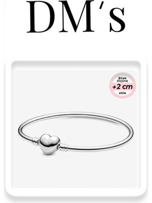DMs Silver Kalpli Bangle Gümüş Bileklik