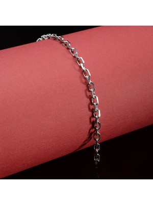 Silvalli 150 Mikron Rodyum Force Gümüş Bileklik