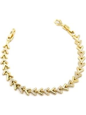 Royaleks Ok Bileklik - Altın