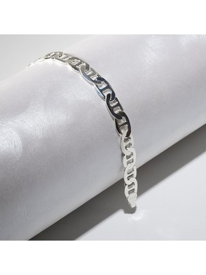 Silvalli 150 Mikron Barlı Gümüş Bileklik