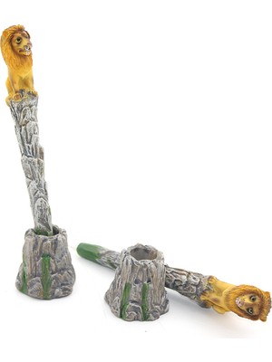 Bi Dünya Shop Polyester Aslan Figürlü Tükenmez Kalem