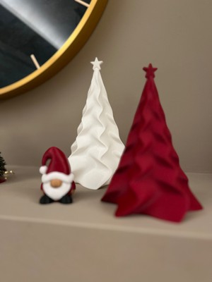 Yılbaşı Süsü 2'li Noel Ağacı, Yılbaşı Ağacı 2'li Set, Dekoratif Biblo Hediyelik Christmas