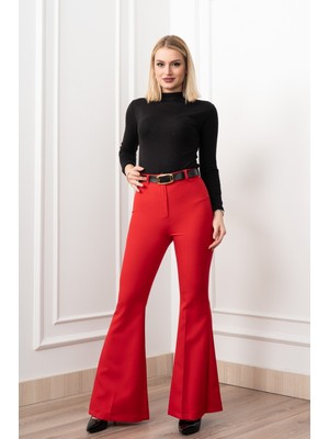 MissVina Elitecontour High-Waist Flare Atlas Pantolon