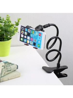 Bi Dünya Shop Akrobat Telefon Tutucu Oynar Başlıklı (Siyah) (Kutusuz)