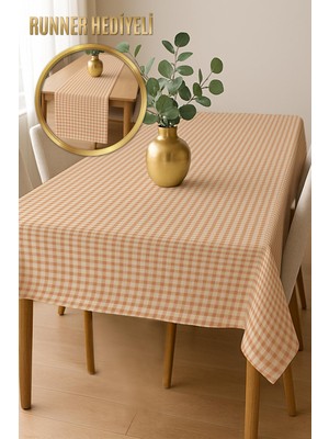 Dolce Mariee Şık Dokulu Leke Tutmaz Masa Örtüsü MSRT018
