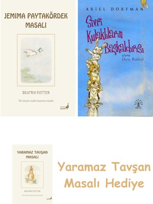 Everest Yayınları Beatrix Potter  12 - Jemima Paytakördek Masalı + Sivri Kulaklıların Başkaldırısı + Yaramaz Tavşan Masalı
