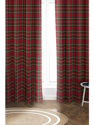 Dolce Mariee Parlak Saten Mikro Kumaş Çift Kanat Fon Perde Takımı PRD0017