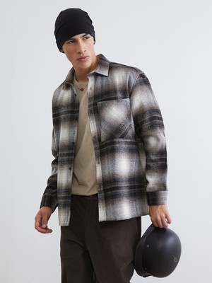 Lc Waikiki Yeni Sezon Rahat Kalıp Uzun Kollu Ekose Erkek Oduncu Gömlek