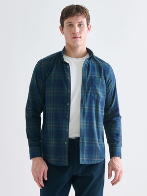 Lc Waikiki Yeni Sezon Regular Fit Uzun Kollu Ekose Gabardin Erkek Gömlek