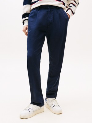 Tommy Hilfiger Tjm Isaac Lıght Cotton Pants Erkek Mavi Pantolon - DM0DM21705
