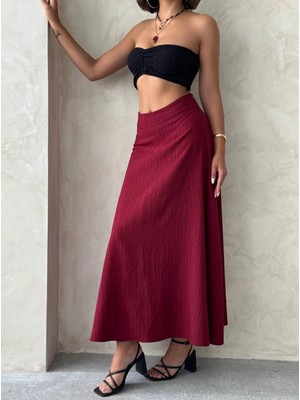 Bosel Uzun Astarlı Etek S255043