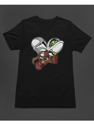 Bumeta Baby Yoda Uzay Yıldız Savaşları Unisex Tişört T-Shirt