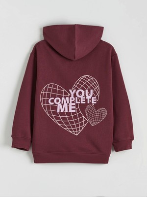 Lc Waikiki Yeni Sezon Kapüşonlu Kız Çocuk Kalın Sweatshirt