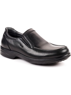 Forelli TOMS-H Erkek Siyah (39-45) Deri Comfort Ayakkabı