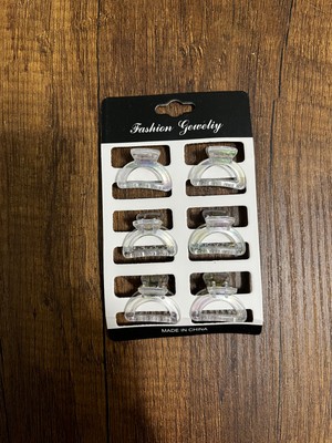 Gülümse Gel Kız Çocuk Kadın 6'lı Mandal Toka Seti Küçük Kıskaçlı Toka